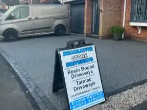 Completed resin bound stone driveways installation by Decorative Stone Driveways