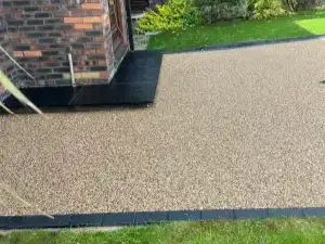 Completed resin bound stone driveways installation by Decorative Stone Driveways
