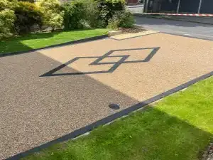 Completed resin bound stone driveways installation by Decorative Stone Driveways