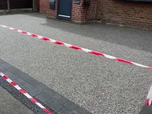 Completed resin bound stone driveways installation by Decorative Stone Driveways
