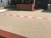 Completed resin bound installation by Decorative Stone Driveways
