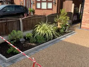 Completed resin bound installation by Decorative Stone Driveways