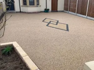 Completed resin bound installation by Decorative Stone Driveways