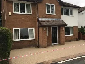 Completed resin bound installation by Decorative Stone Driveways