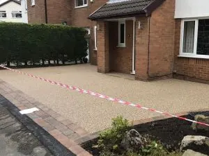 Completed resin bound installation by Decorative Stone Driveways