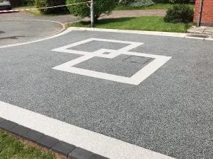 Completed resin bound installation by Decorative Stone Driveways