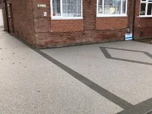 Completed resin bound installation by Decorative Stone Driveways