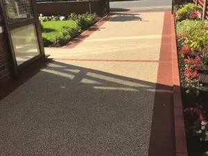 Completed resin bound installation by Decorative Stone Driveways