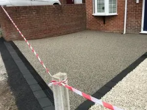 Completed resin bound installation by Decorative Stone Driveways