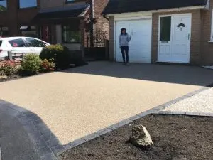 Completed resin bound installation by Decorative Stone Driveways