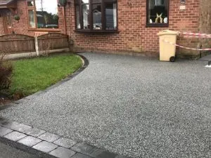 Completed resin bound installation by Decorative Stone Driveways