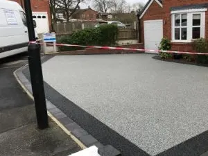 Completed resin bound installation by Decorative Stone Driveways