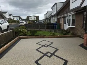 Completed resin bound installation by Decorative Stone Driveways