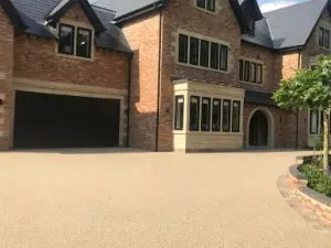 Completed resin bound installation by Decorative Stone Driveways