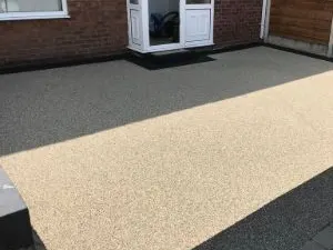 Completed resin bound installation by Decorative Stone Driveways