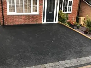 Completed tarmac installation by Decorative Stone Driveways
