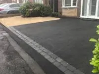 Completed tarmac installation by Decorative Stone Driveways