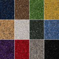 Coloured quartz resin driveway sample
